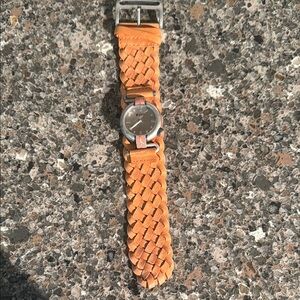 Lucky Brand Orange Braided Watch